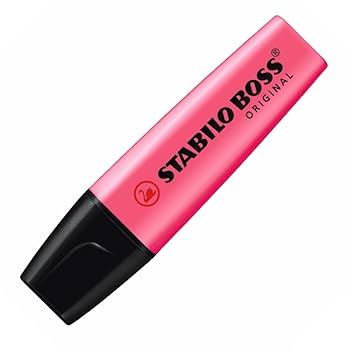 Amazon.co.jp: STABILO 蛍光ペン ボス オリジナル ピンク 2本